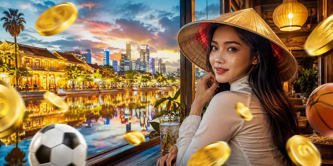 Cảnh phố cổ Hội An với không khí cá cược thể thao trên di động